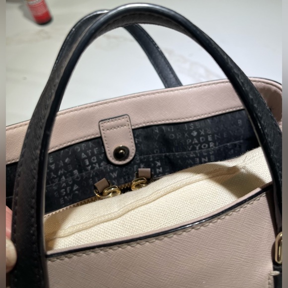 KATE SPADE CA57710 Crossbody Vintage Two-tone Leather bag, black with dusty pink - Picture 8 of 15
